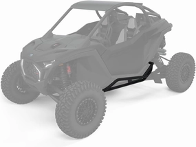 Polaris OEM RZR HD Extreme Kick-Out Rock Sliders, 2-Seat, Black, 1.75 in. Steel Tube, Qty 1, Part 2890396-458