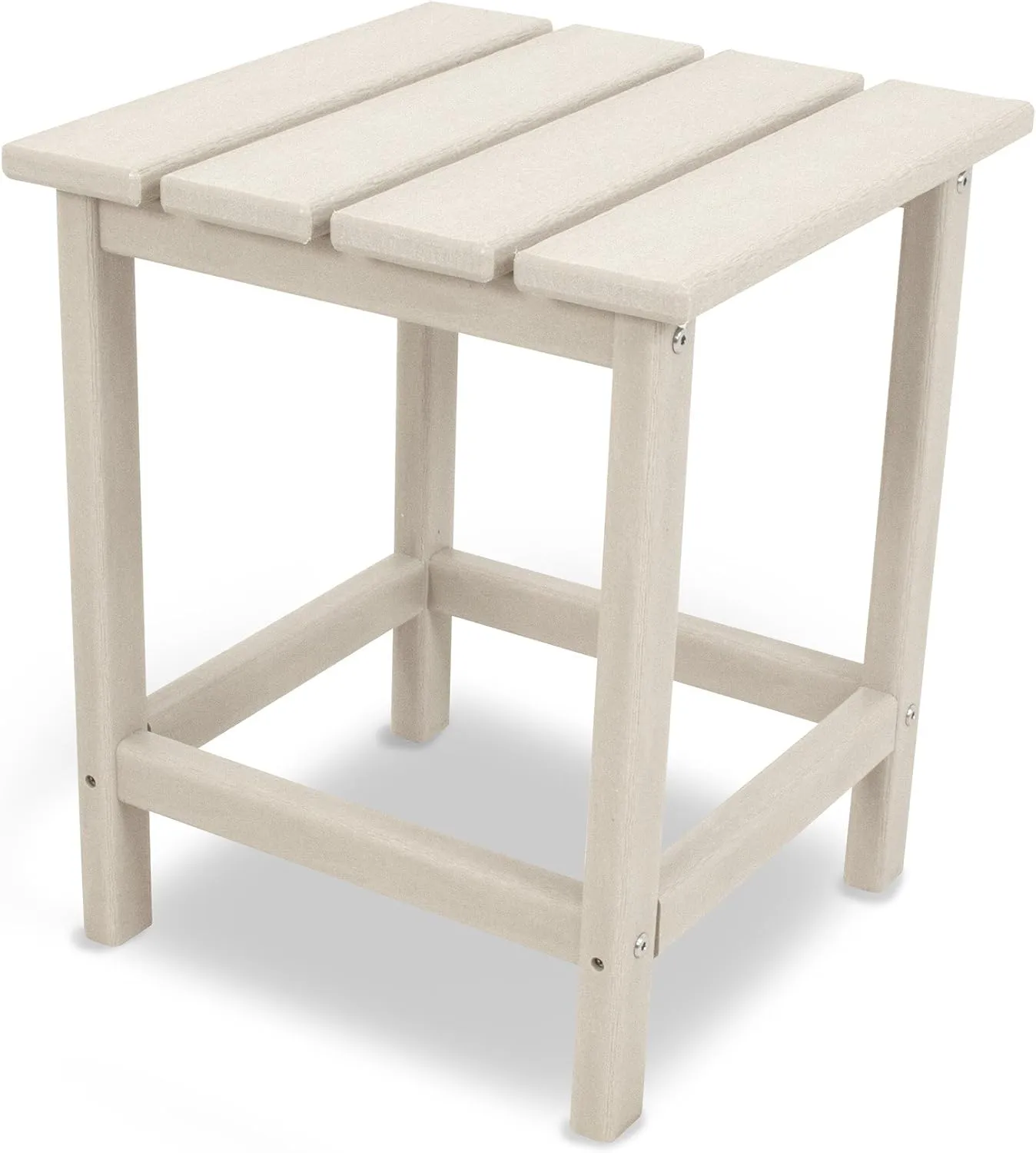 POLYWOOD ECT18SA Long Island 18" Side Table, Sand