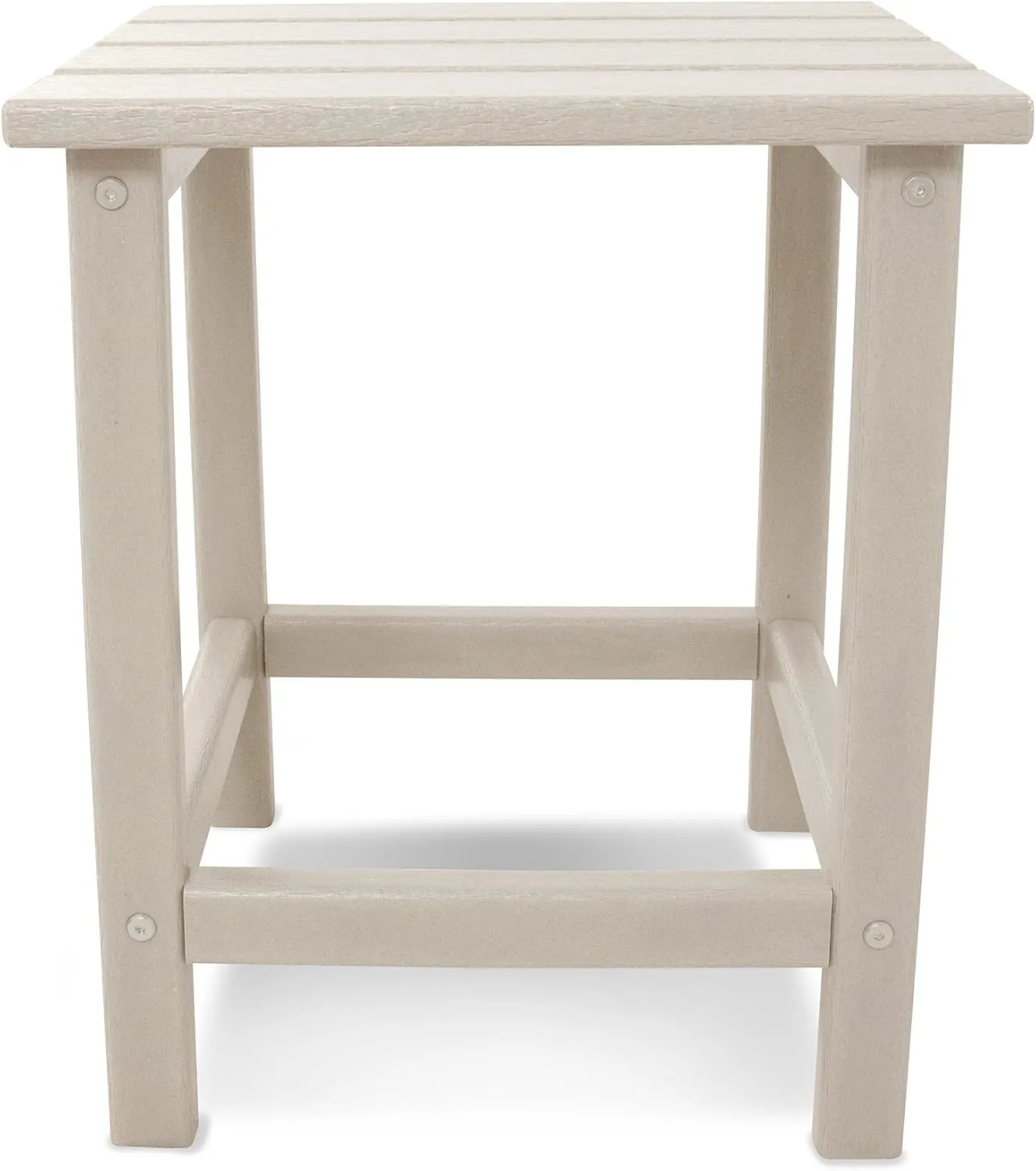 POLYWOOD ECT18SA Long Island 18" Side Table, Sand