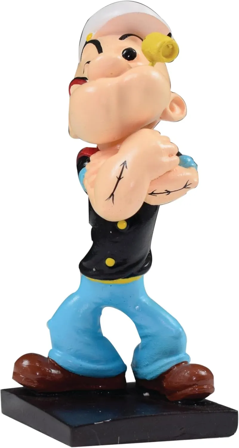 poppaye Bobblehead Table Top Figure, 14 cm Tall, Perfect for Desk, Home, Office and car,for 15  Years Age.