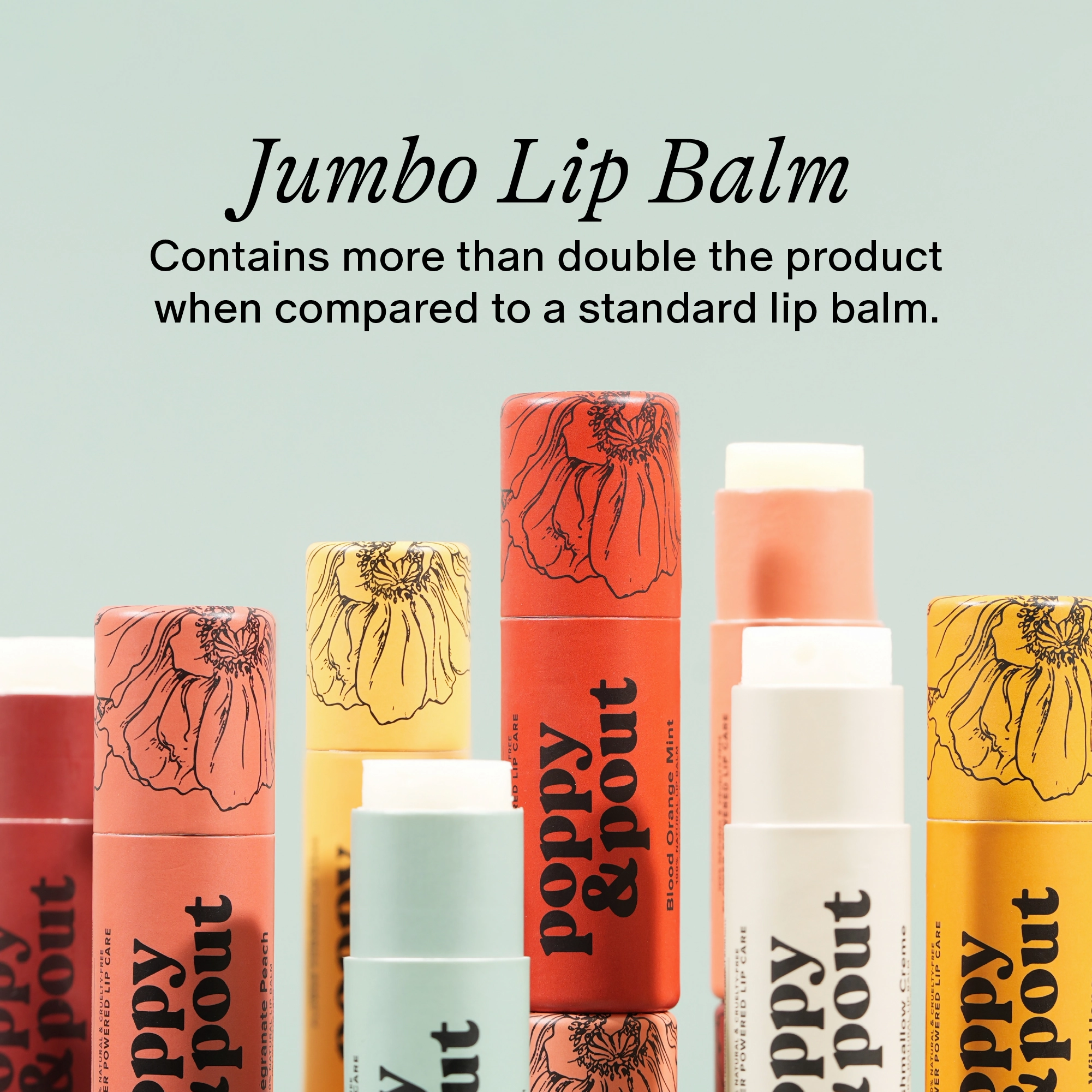 Poppy and Pout Lip Balm, Island Coconut