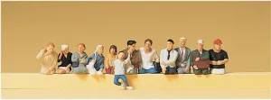 Preiser Passengers Sitting for Bus & Train Set #3 (12) HO Scale Models