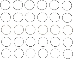 Premium Piston Ring Set (Standard Size) | Compatible with 98-09 Chrysler/Dodge/Ram 5.9L/359 OHV L6 24V VINs 6,7,C Cummins Engines