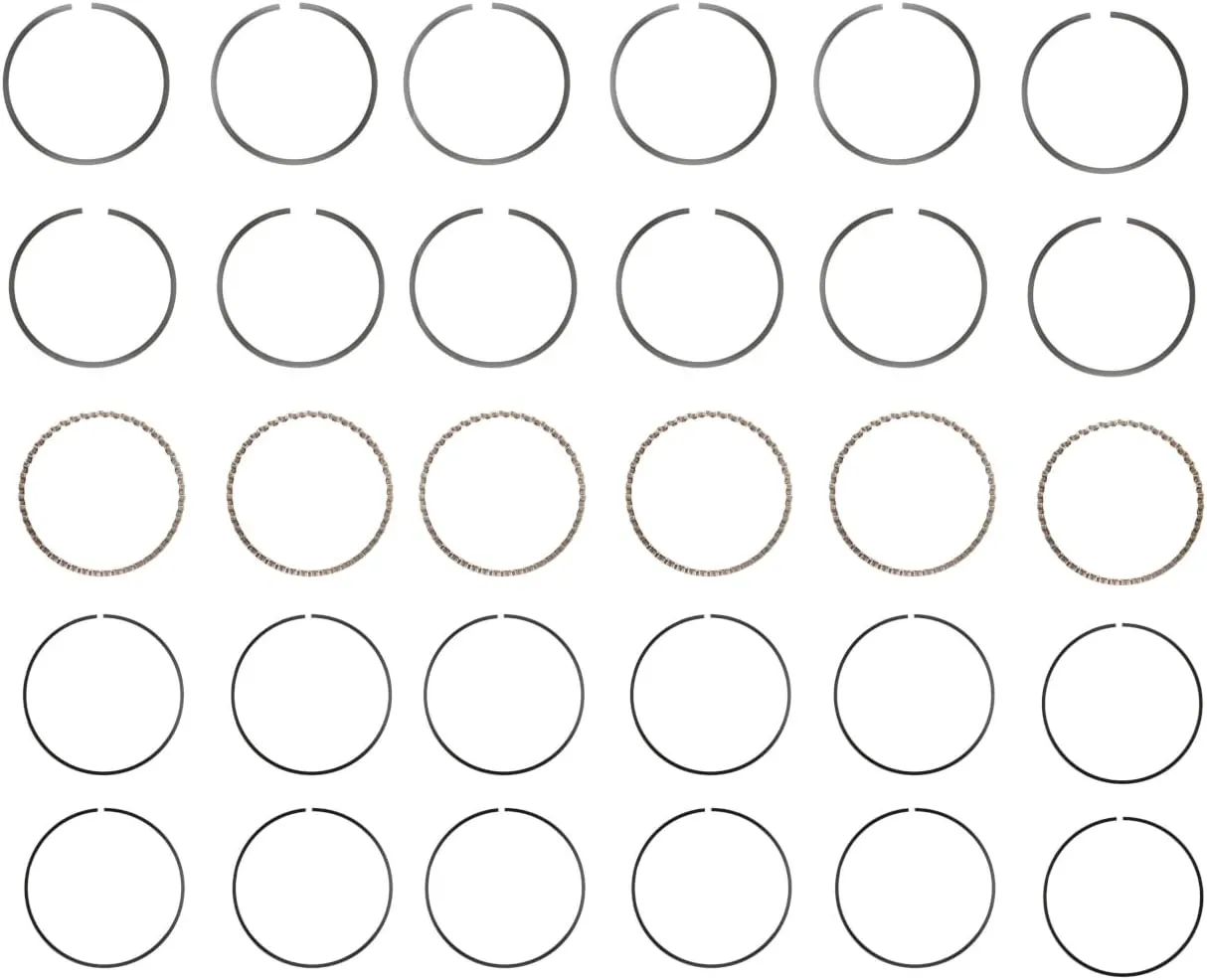 Premium Piston Ring Set (Standard Size) | Compatible with 98-09 Chrysler/Dodge/Ram 5.9L/359 OHV L6 24V VINs 6,7,C Cummins Engines