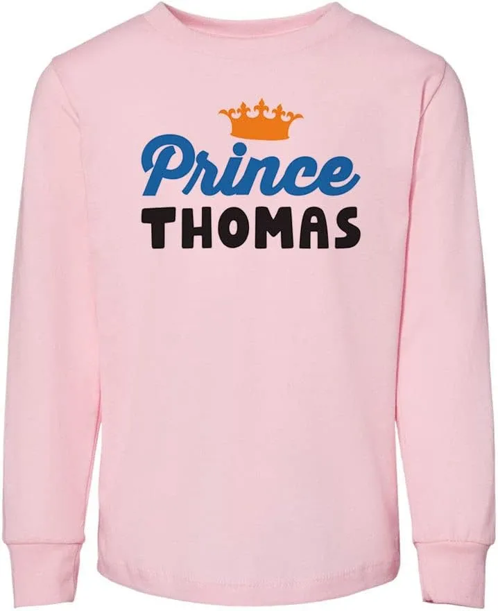 Prince Thomas Toddler Kids Long Sleeve T-Shirt