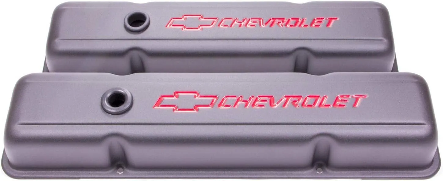 Proform 141-750 Heavy-Gauge Stamped Steel Short Stamped Valve Cover, black