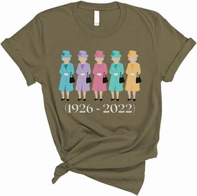 Queen Elizabeth Illustration Shirt Unisex