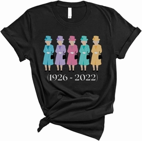 Queen Elizabeth Illustration Shirt Unisex