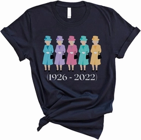 Queen Elizabeth Illustration Shirt Unisex