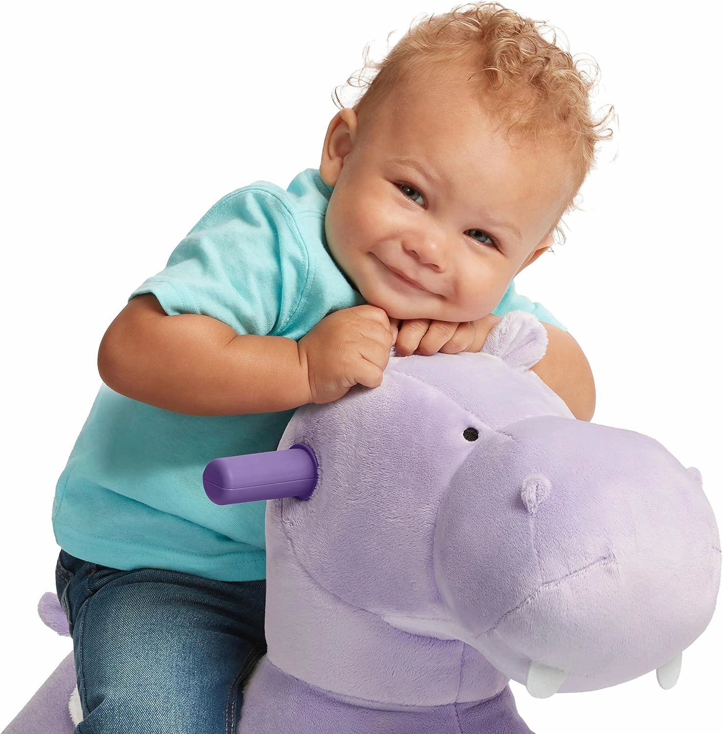Radio Flyer Holly The Rolling Hippo, Ride On Toy for Toddlers Ages 1-3, Large