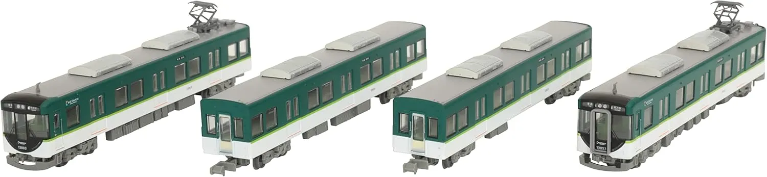 Railway Collection 318286 Kyosaka Electric Railway 13000 Series 4 Car Set A Diorama Supplies (Manufacturer's First Order Limited Production)