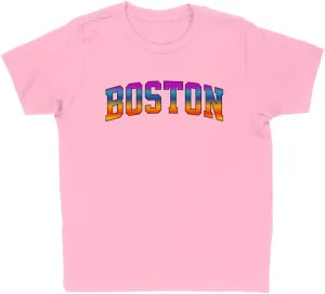 Rainbow Boston Pride Kids T-Shirt Youth