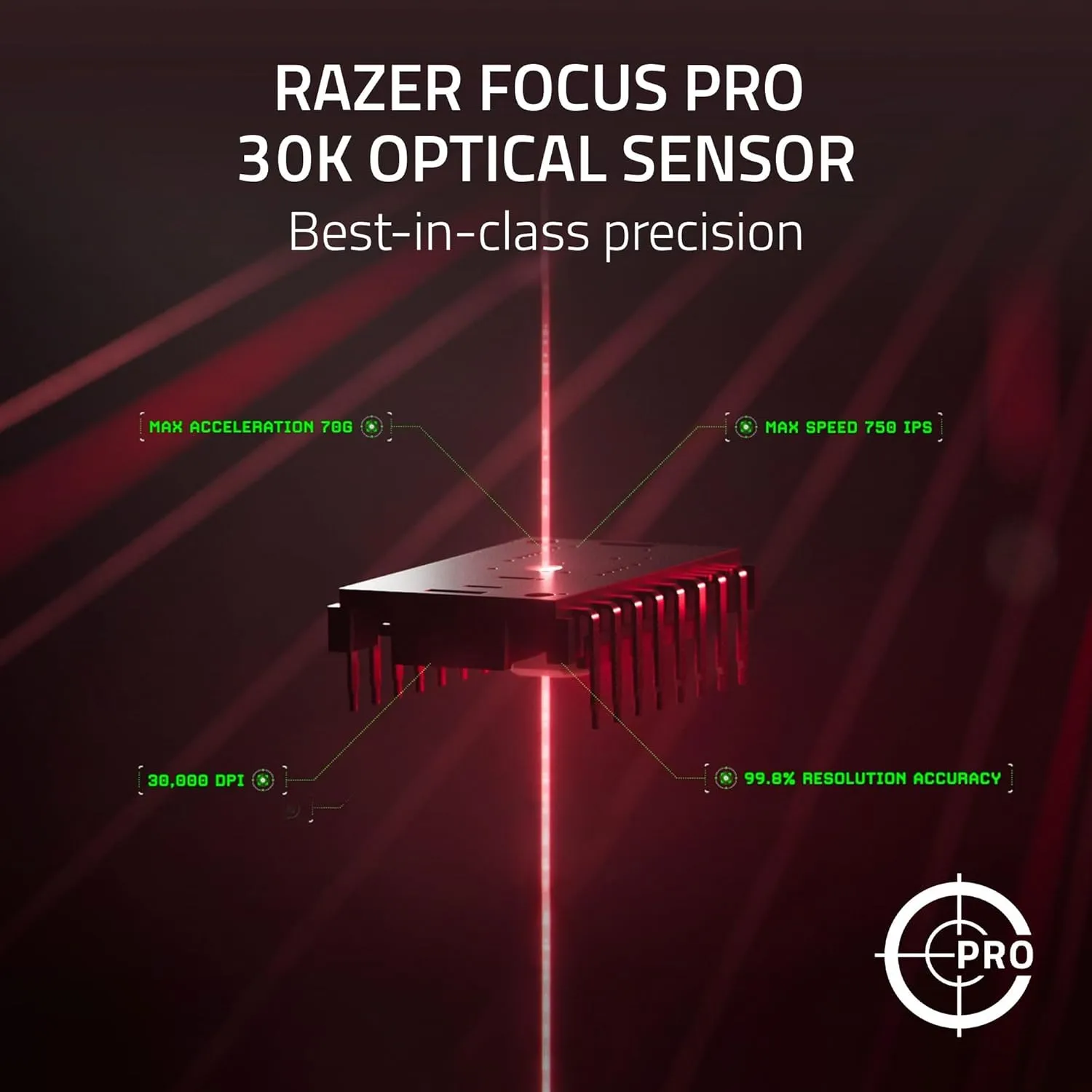 Razer DeathAdder V3 Pro Wireless Gaming Mouse   Hyperpolling Wireless Dongle: 63g Ultra Lightweight - Focus Pro 30K Optical Sensor - Optical Switches Gen-3-5 Programmable Buttons - Black