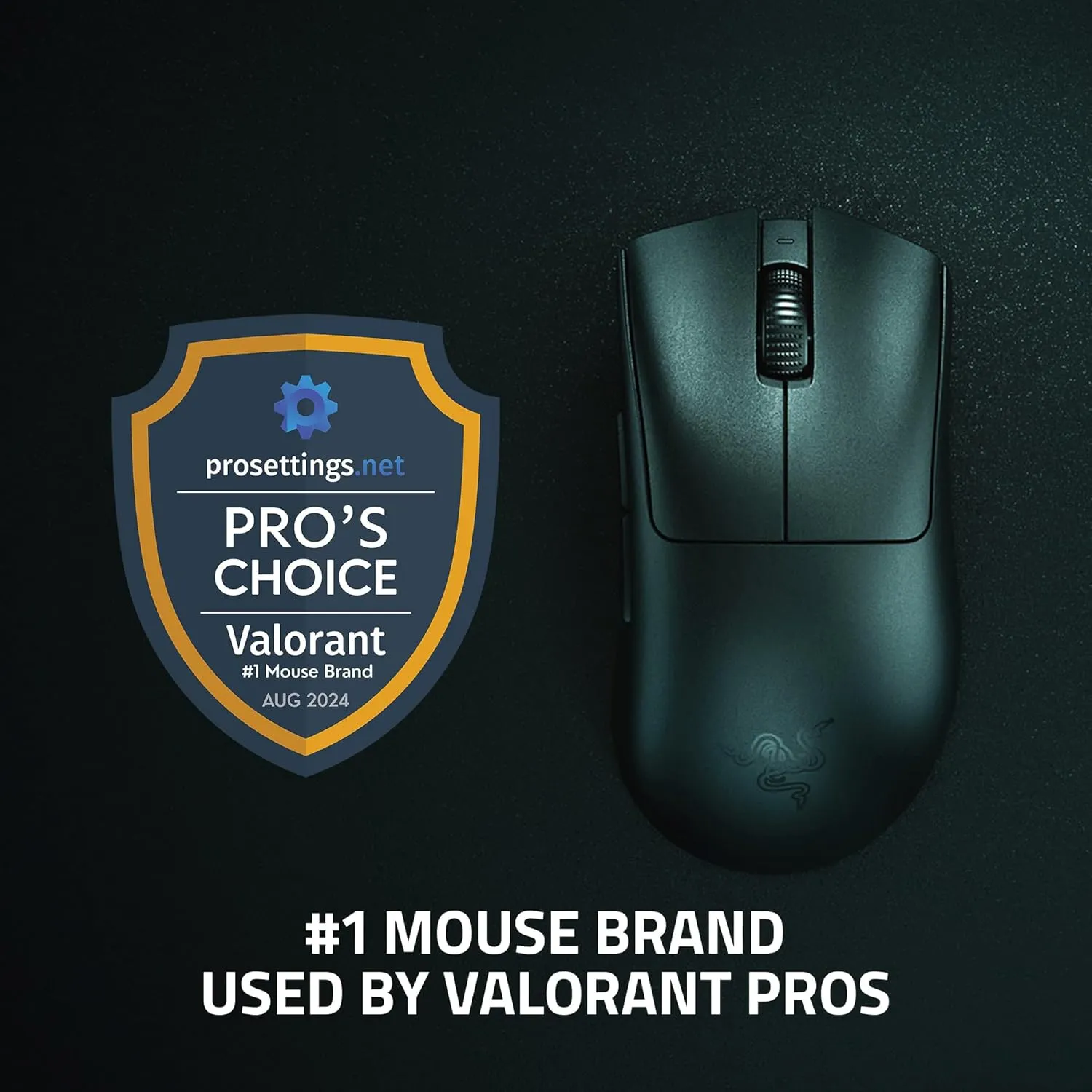 Razer DeathAdder V3 Pro Wireless Gaming Mouse   Hyperpolling Wireless Dongle: 63g Ultra Lightweight - Focus Pro 30K Optical Sensor - Optical Switches Gen-3-5 Programmable Buttons - Black