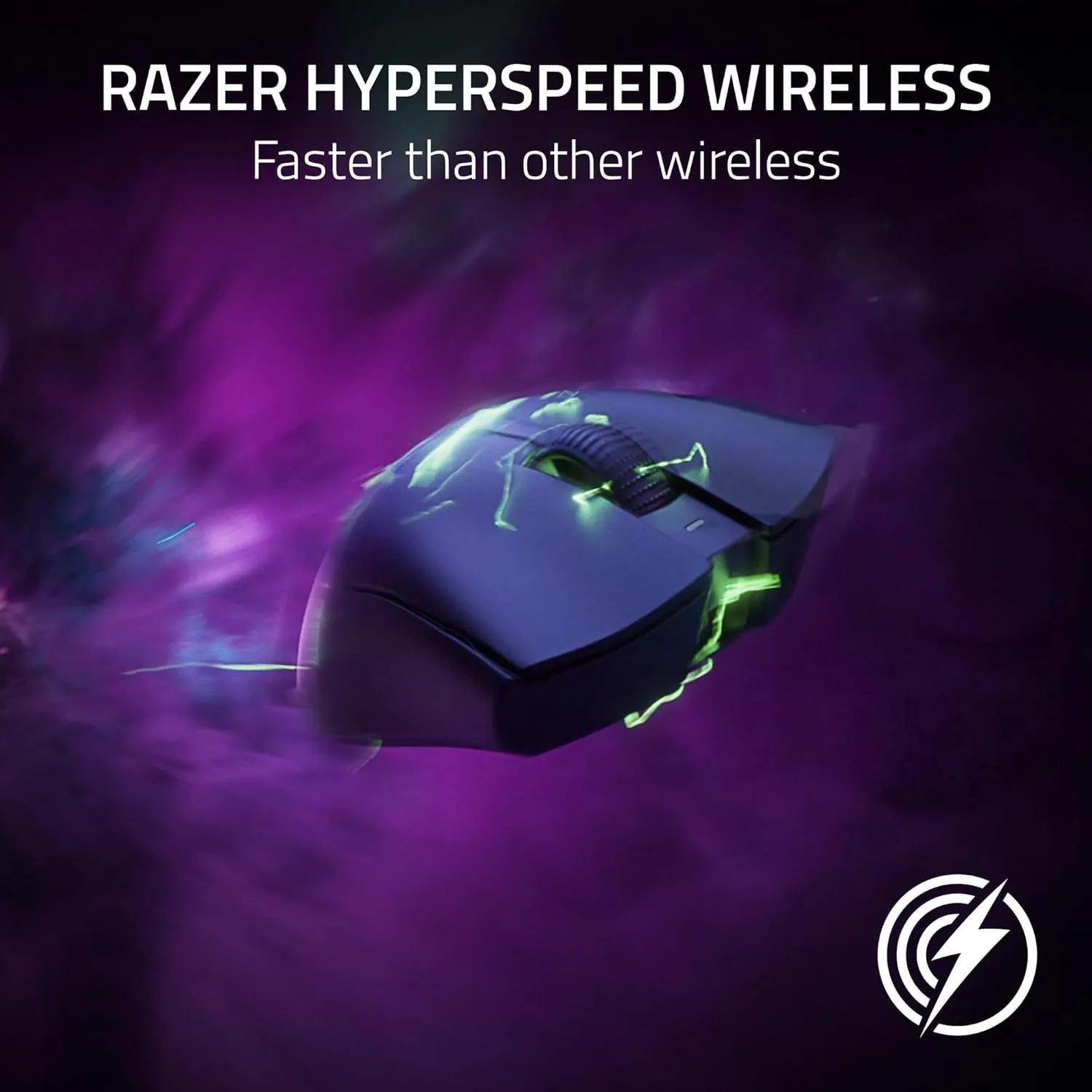 Razer DeathAdder V3 Pro Wireless Gaming Mouse   Hyperpolling Wireless Dongle: 63g Ultra Lightweight - Focus Pro 30K Optical Sensor - Optical Switches Gen-3-5 Programmable Buttons - Black