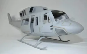 RC Helicopter 500 UH-1N Iroquois Pre-Painted fuselage