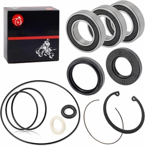 Rear Axle & Brake Drum Wheel Bearing Seals CLIP O RING Kit For Honda Recon 250 TRX250 TRX250EX TRX250X TRX 250EX 250X 1997-2022