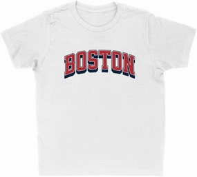 Red Boston Kids T-Shirt Youth