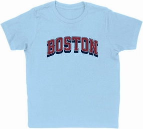 Red Boston Kids T-Shirt Youth
