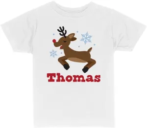 Reindeer Thomas Christmas Toddler Kids T-Shirt
