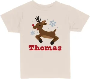 Reindeer Thomas Christmas Toddler Kids T-Shirt