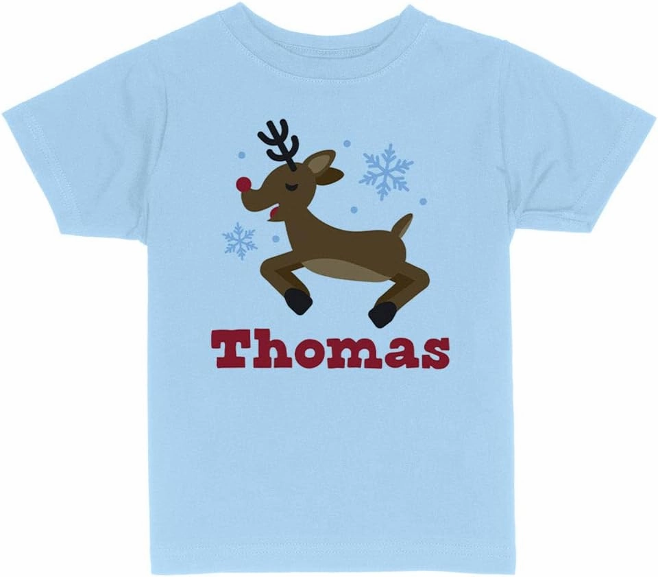 Reindeer Thomas Christmas Toddler Kids T-Shirt