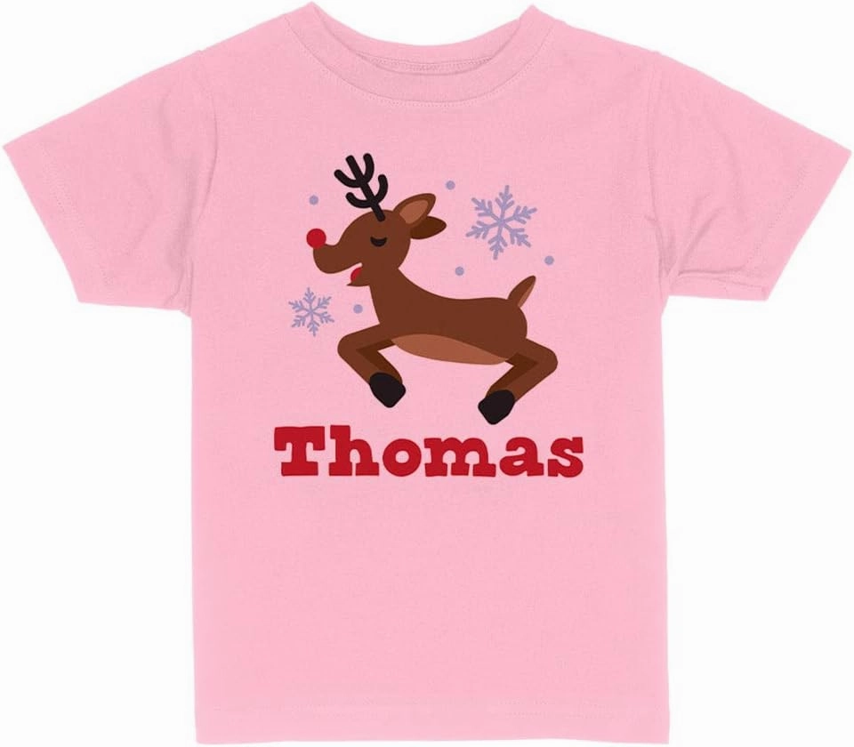 Reindeer Thomas Christmas Toddler Kids T-Shirt