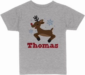 Reindeer Thomas Christmas Toddler Kids T-Shirt