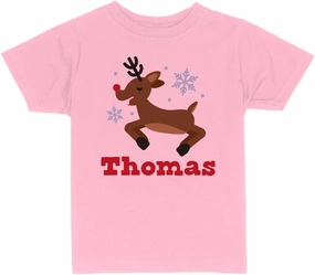Reindeer Thomas Christmas Toddler Kids T-Shirt