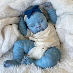 RXDOLL Reborn Baby Dolls Avatar Girl 20 inch Sleeping Newborn Baby Doll Boy Realistic Baby Dolls That Look Real Life Like Soft Body Weighted Baby Doll