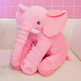 Ryttir 24 Inch Fuzzy Large Elephant Stuffed Animal, Soft Stuffed Elephant Toy Cuddly Bedroom Elephant Plush, Funny Elephant Gifts for Girls Boys
