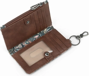 Sakroots Eco-Twill Encino Essential Wallet, Sienna Spirit Desert