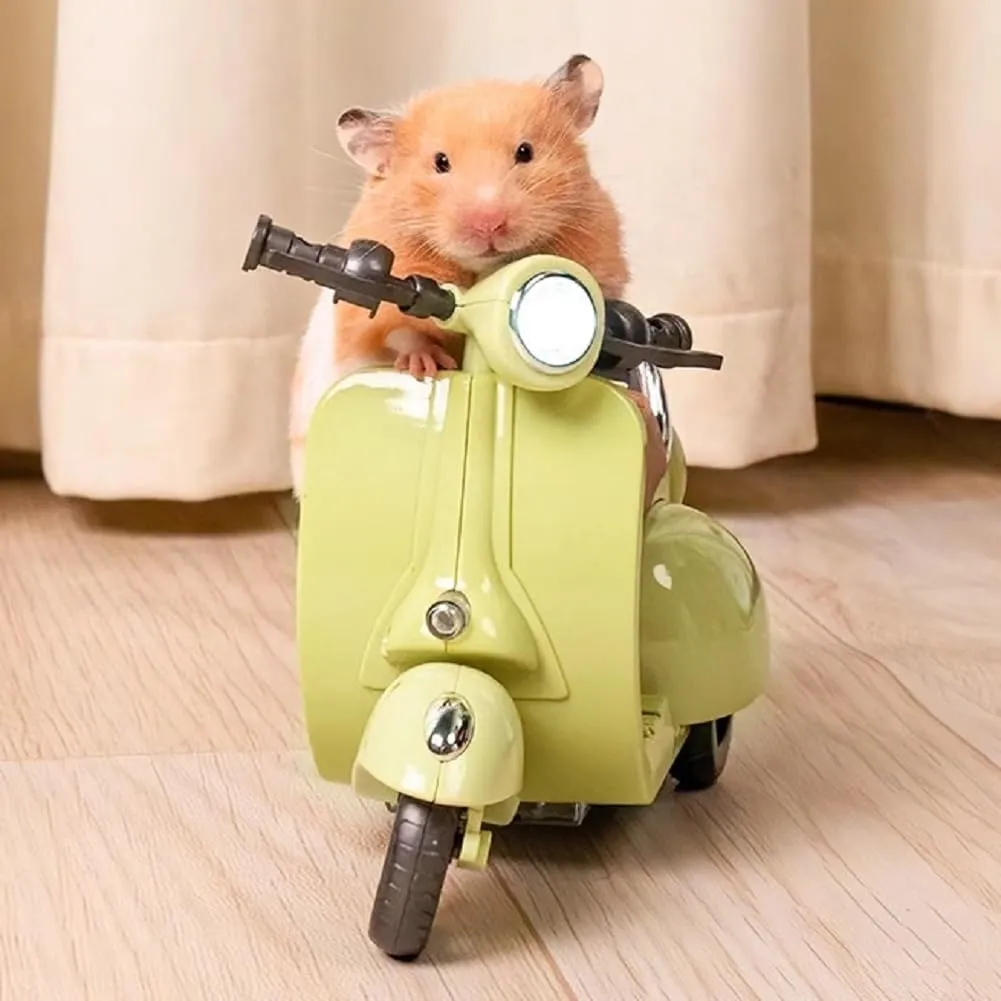 Scooter for 17cm Dolls Accessories Hamster Pet Electric Toy (Brown)