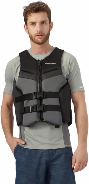 Sea-Doo Airflow Adult Unisex PFD/Life Jacket (Ecoprene) 285984, Black
