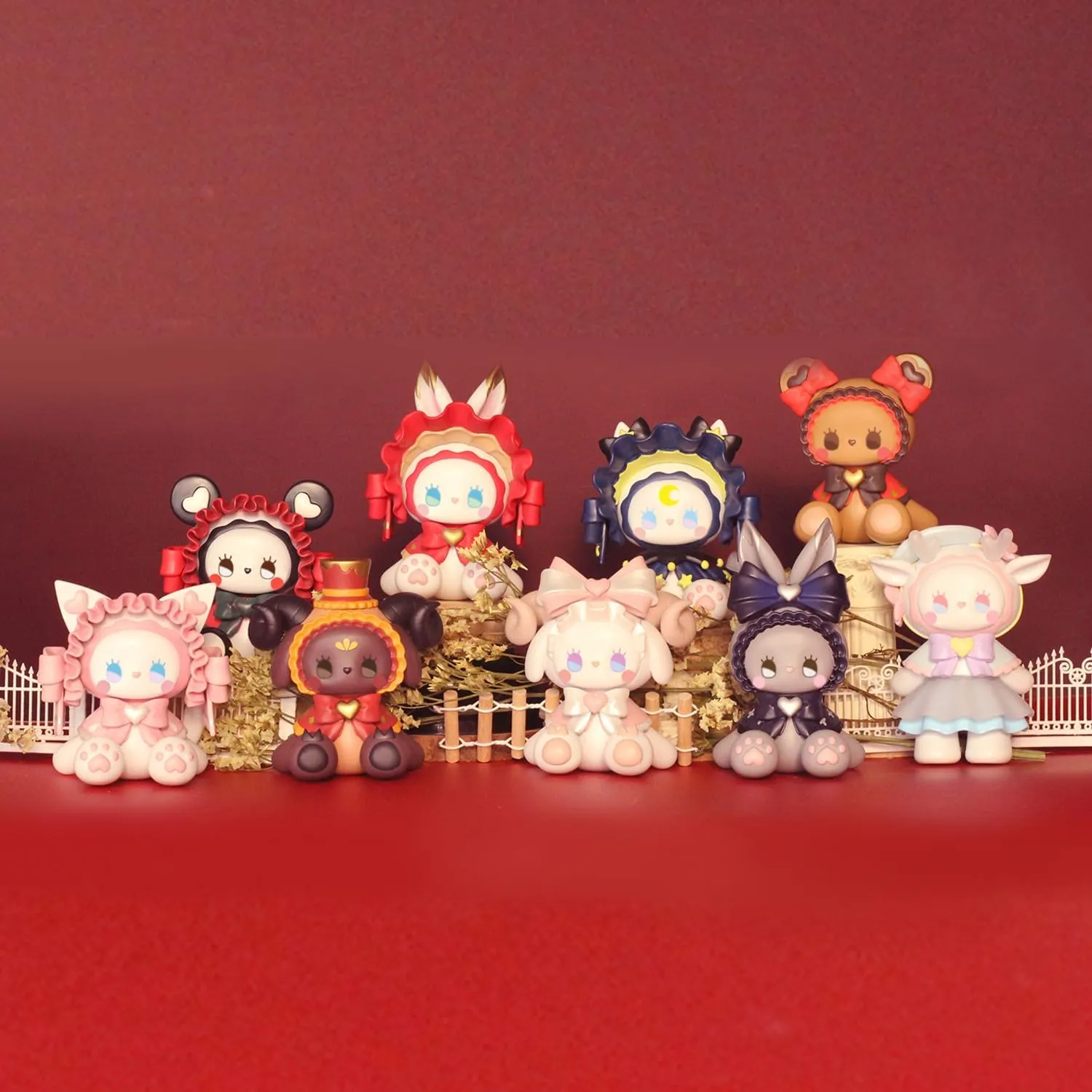 Secret Forest Tea Party Series Blind Bag Mystery Box Toys - 8PCS Cute Blind Box Figures for Birthday Gifts