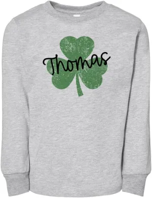 Shamrock Thomas Toddler Kids Long Sleeve T-Shirt