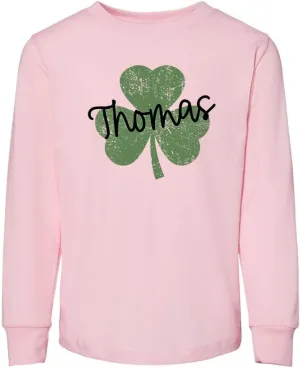 Shamrock Thomas Toddler Kids Long Sleeve T-Shirt