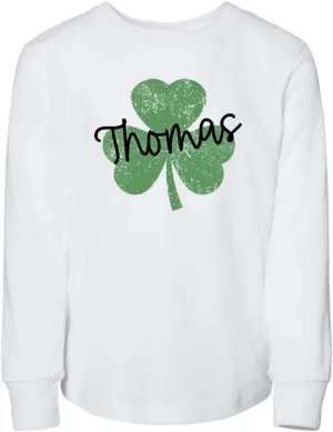 Shamrock Thomas Toddler Kids Long Sleeve T-Shirt