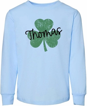 Shamrock Thomas Toddler Kids Long Sleeve T-Shirt