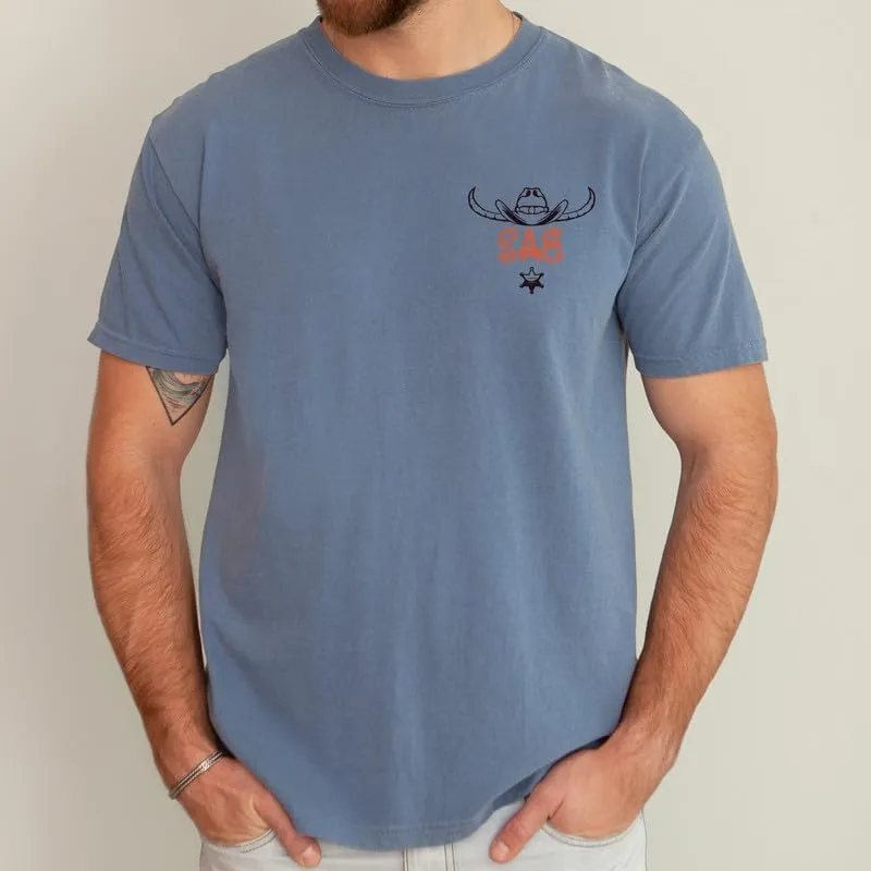 Sigma Alpha Epsilon Comfort Colors Tshirt | SAE Cowboy Fraternity Comfort Colors Tee