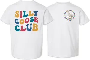 Silly Goose Club Front and Back Toddler Kids T-Shirt