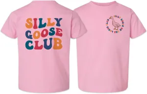 Silly Goose Club Front and Back Toddler Kids T-Shirt