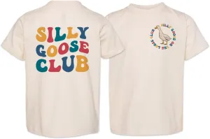 Silly Goose Club Front and Back Toddler Kids T-Shirt