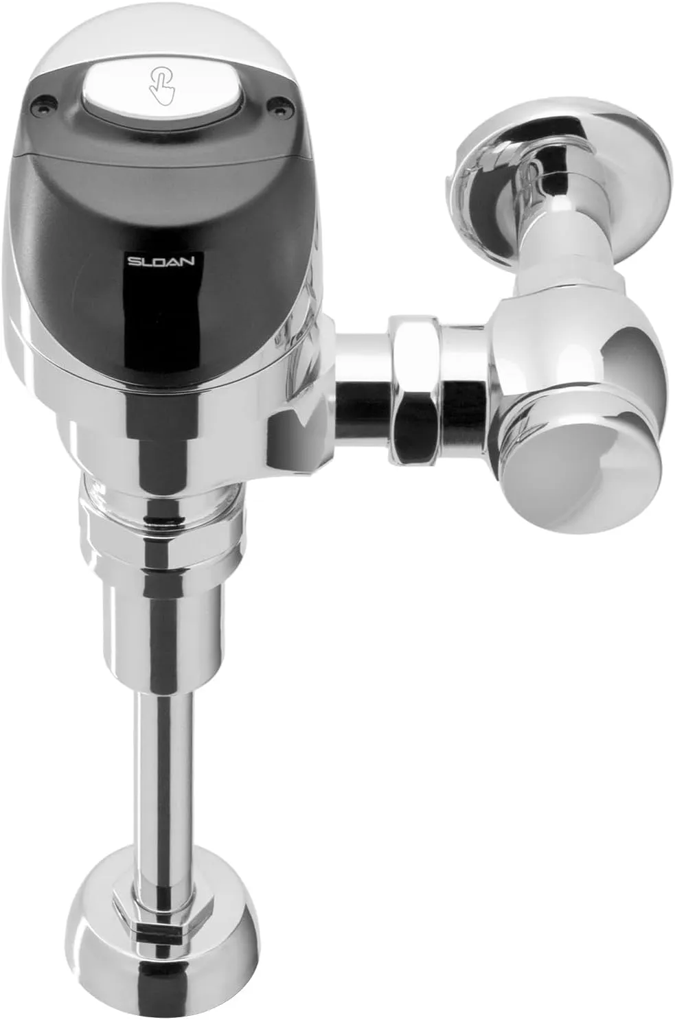 Sloan G2 Optima Plus 8180 Exposed Sensor Urinal Flushometer, 1.0 GPF Flush Valve - Single Flush, Fixture Connection Top Spud, Battery Powered Infrared Sensor, Polished Chrome Finish, 3250406