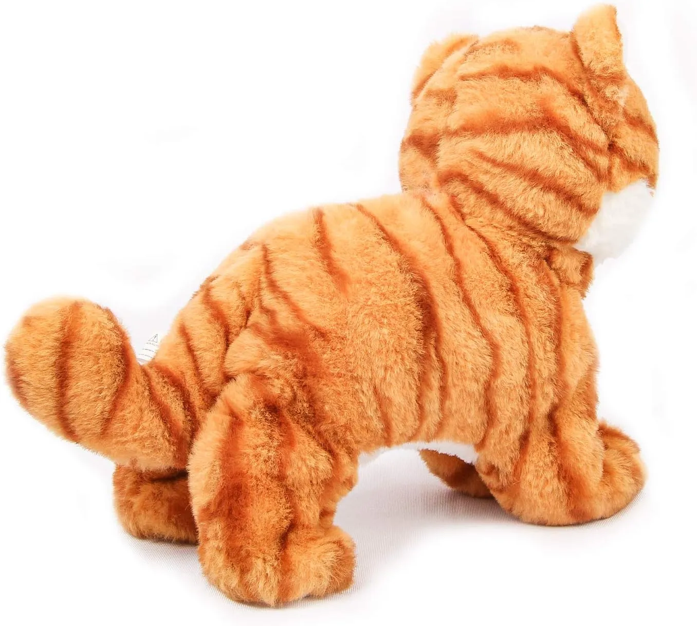 Smalody Interactive Plush Toys, Novelty Sound Control Electronic Cat Electronic Pets Robot Cat Gift for Children (Yellow)