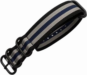 Smartwatch Bands,Universal Strap,16-26mm Men Outdoor Thickened Canvas Nylon Watchband Stainless Steel Ring Buckle Classic Watch Strap Accessories
