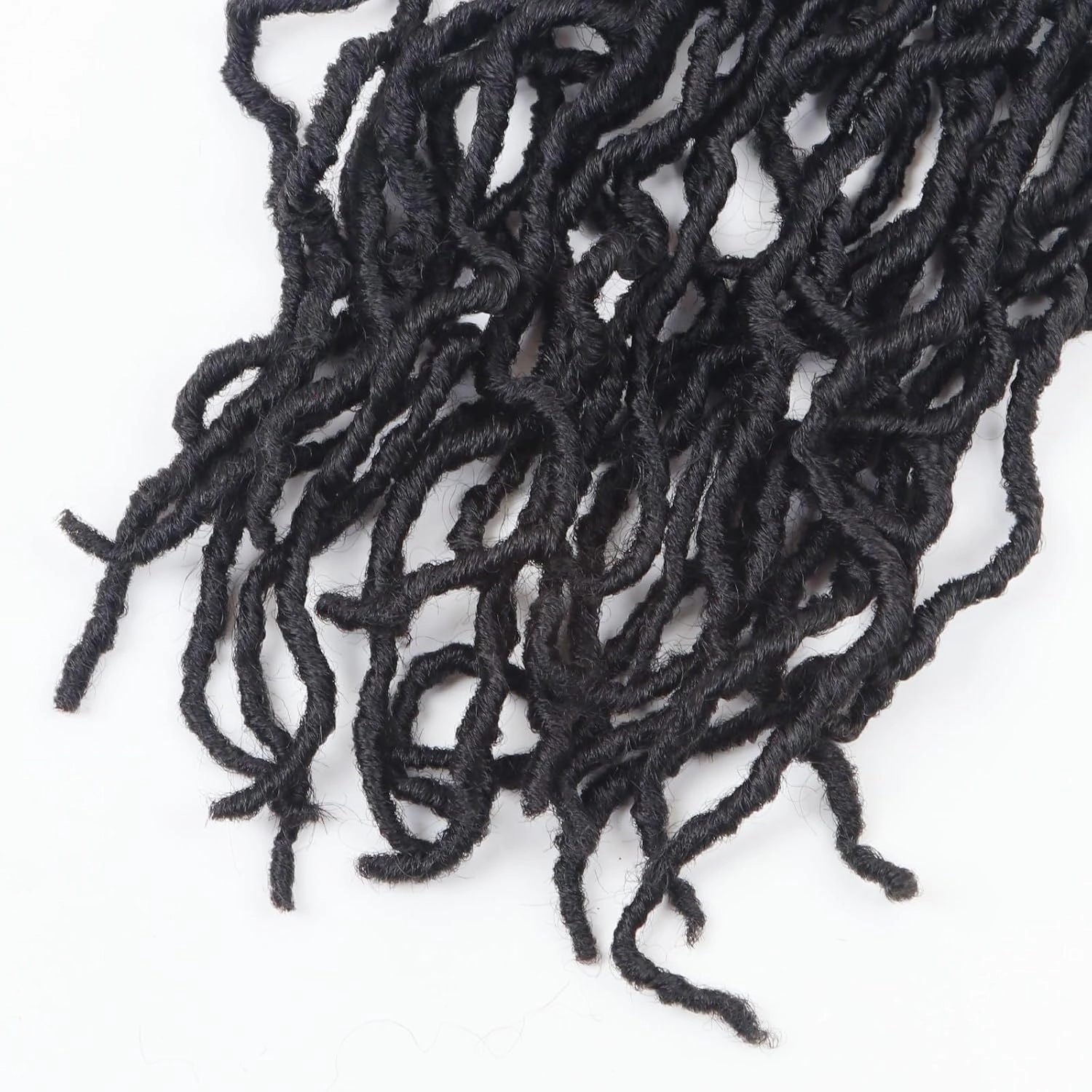 Soft Locs 30 Inch Synthetic 8 Packs Faux Locs Pre Looped Curly Wavy Crochet Hair For Black Women Hair Extensions