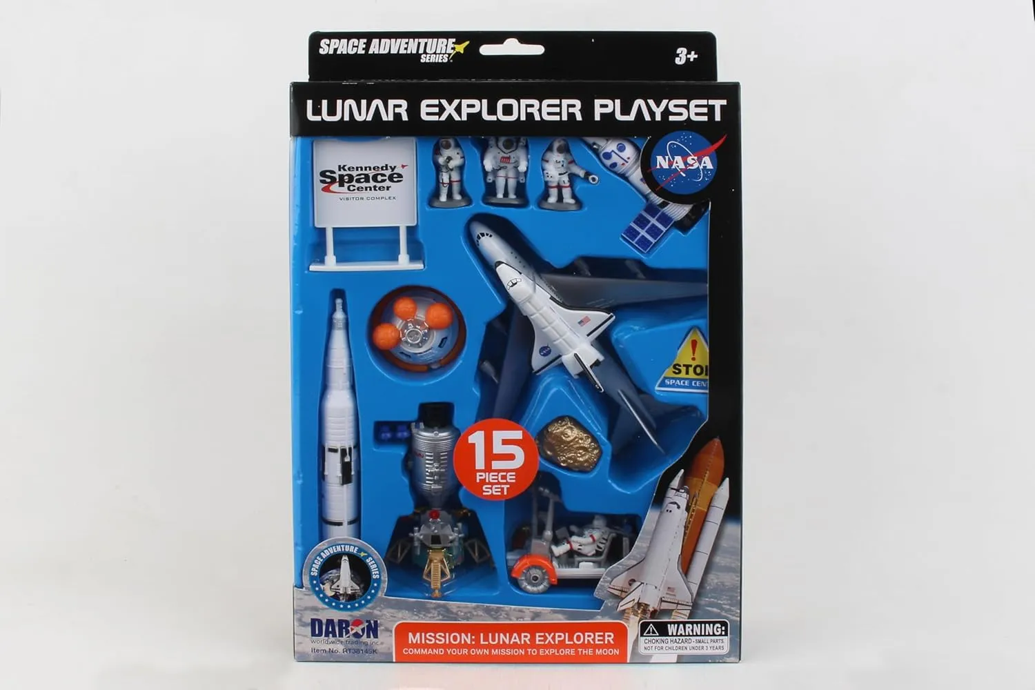 Space Mission 16 Piece set w/ Kennedy Space Center Sign