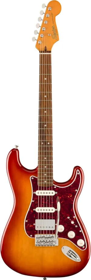 Squier 6 String Solid-Body Electric Guitar, Right, Sienna Sunburst (0374017547)