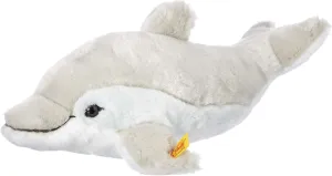 Steiff Cappy Dolphin Toy, Grey/White ,14 inches
